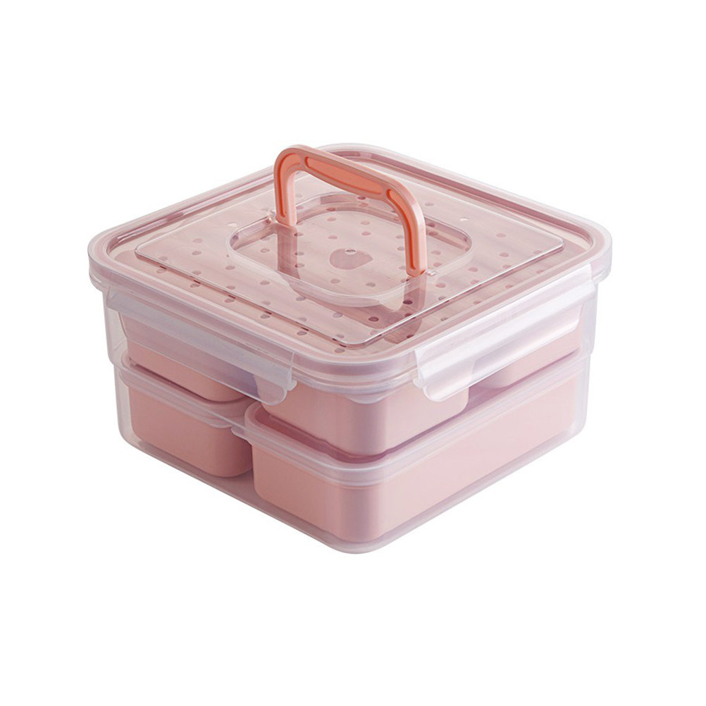 6Pcs Food Storage Containers B - مراجعة Food Storage Lunch Box وسعره