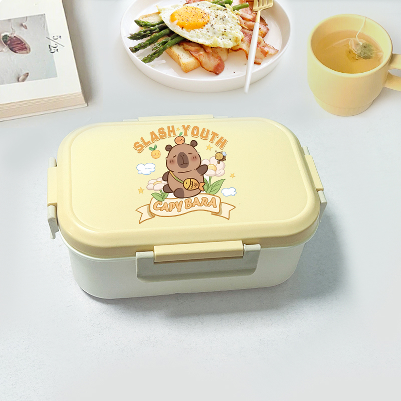 Capybara Bento Lunch Box Carto - مراجعة Food Storage Lunch Box وسعره