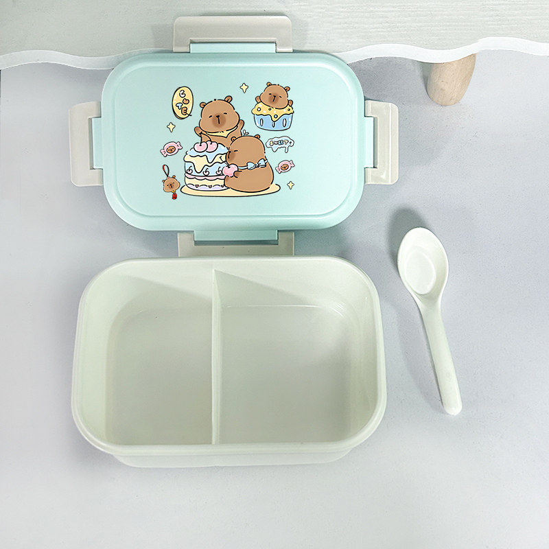 Capybara Bento Lunch Box Carto - مراجعة Food Storage Lunch Box وسعره