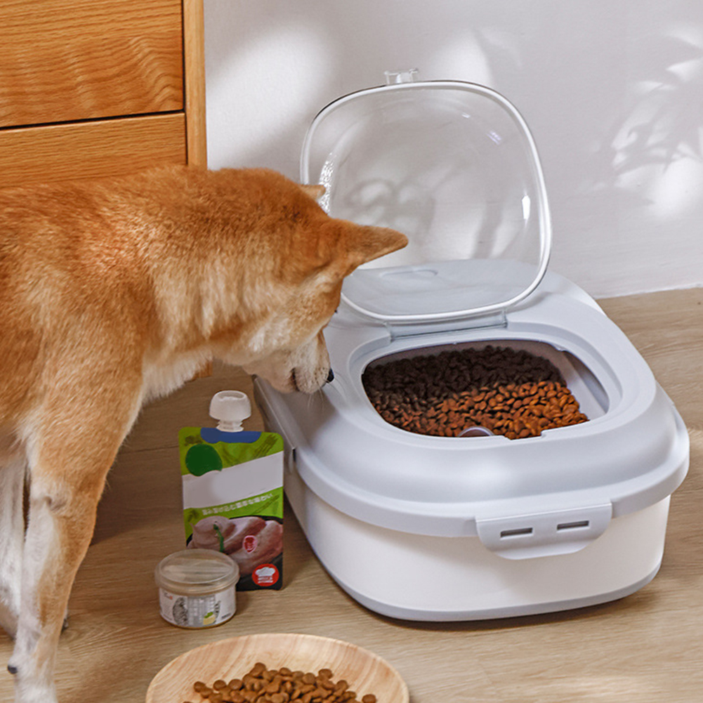 Collapsible Dry Cat Food Box 2 - مراجعة Food Storage With Wheels وسعره