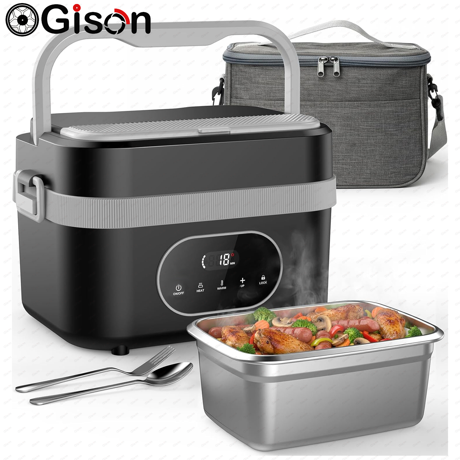 Gison 1.5L Electric Heated Lun - مراجعة Portable Food Warmer وسعره
