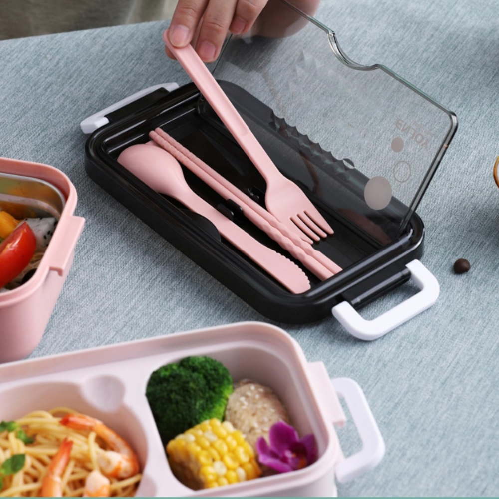 Double-layer Lunch Box 1pc Por - مراجعة Food Storage Drawer Organizer وسعره