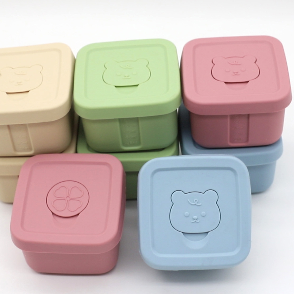 Silicone Food Supplement Box F - مراجعة Food Storage Lunch Box وسعره