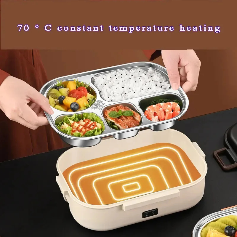Electric Heated Lunch Boxes St - مراجعة Food Storage Lunch Box وسعره