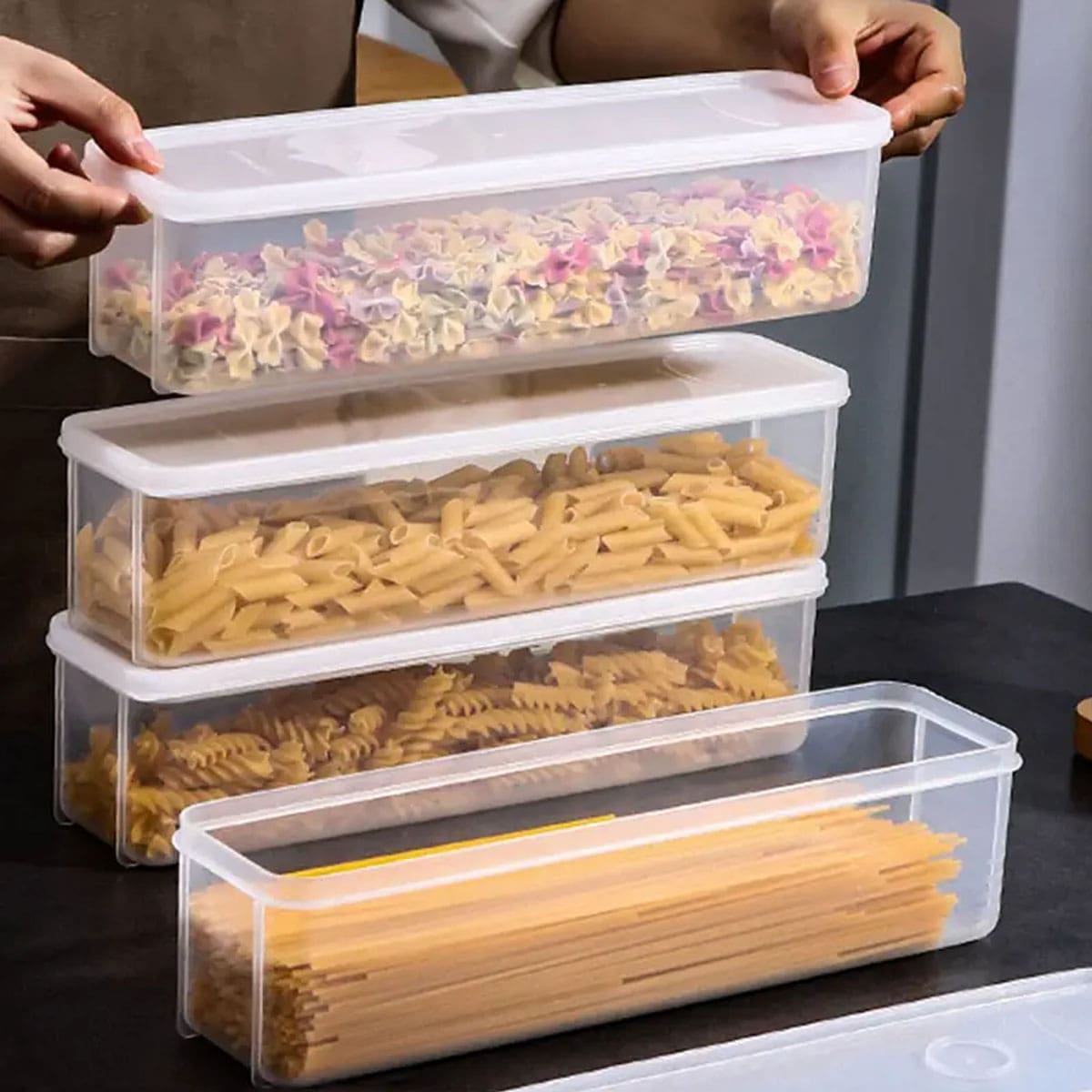 1 Plastic Transparent Storage  - مراجعة Food Storage Quart وسعره