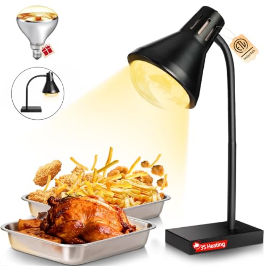 Portable Food Heat Lamp [Fast  - مراجعة Portable Food Warmer وسعره