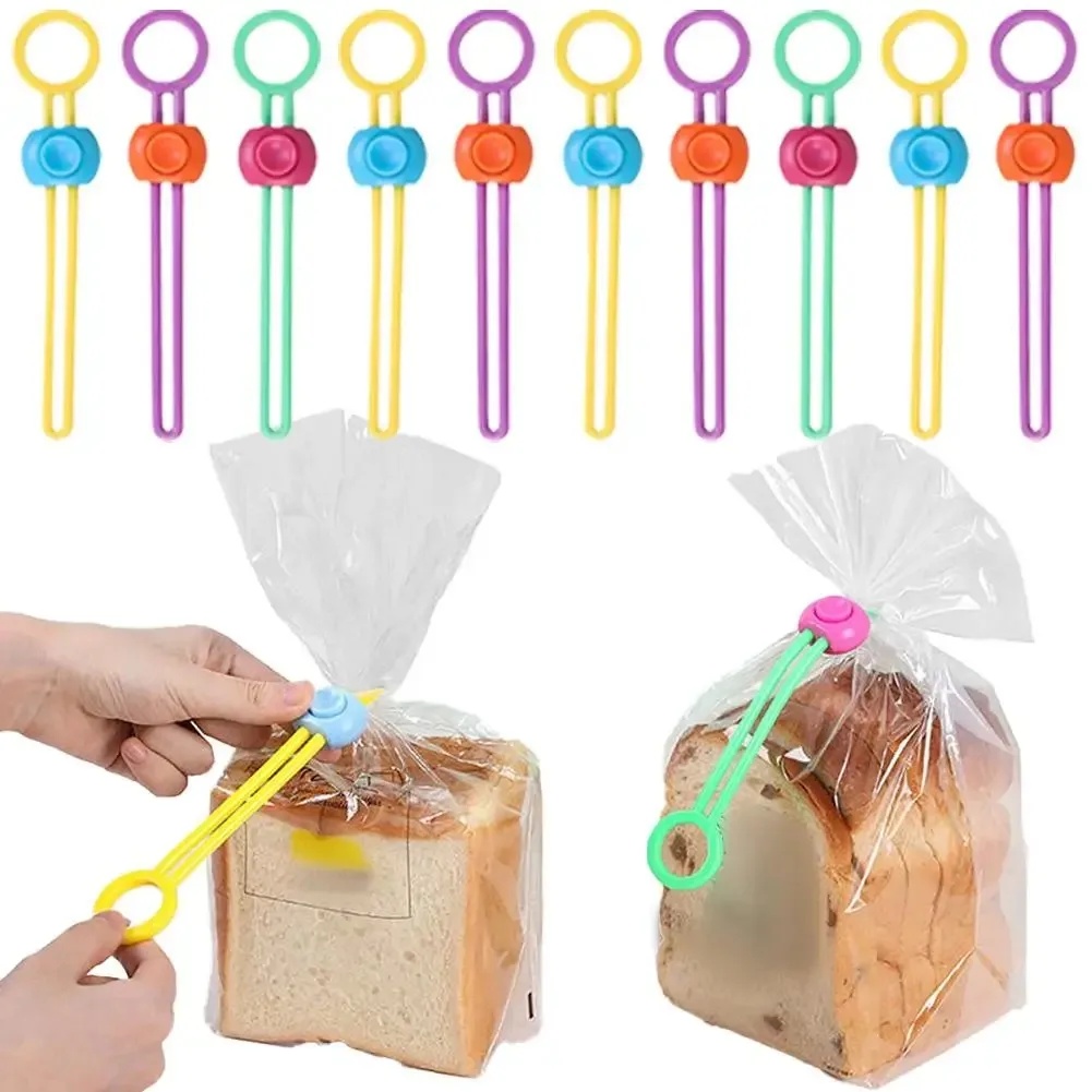 10pcs Silicone Food Bag Sealin - مراجعة Food Storage Silicone Bags وسعره